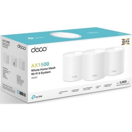 TP-Link - Комплект 3x Wi‑Fi 6 mesh система за целия дом Deco X10