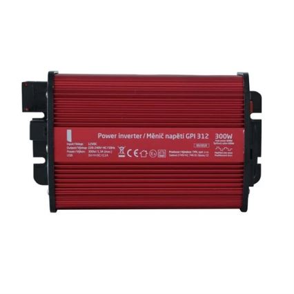Трансформатор 300W/12/230V + USB