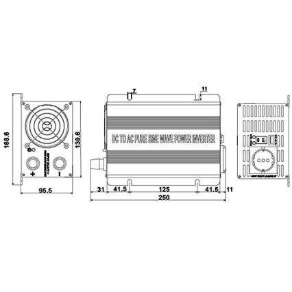 Трансформатор 600W/24V/230V