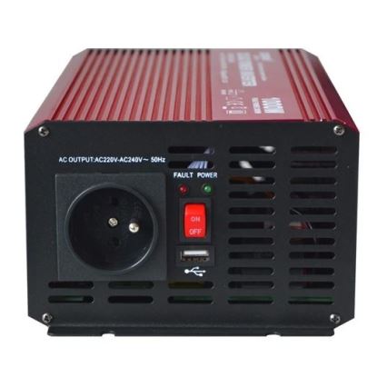 Трансформатор CARSPA 1000W/12/230V + USB