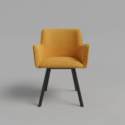 Трапезен стол AMELIA оранжев цвят