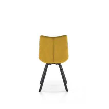 Трапезен стол COMORO, 1 бр., жълт