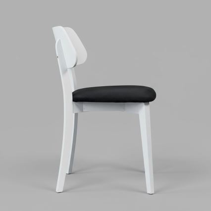 Трапезен стол EZRA бял/черен