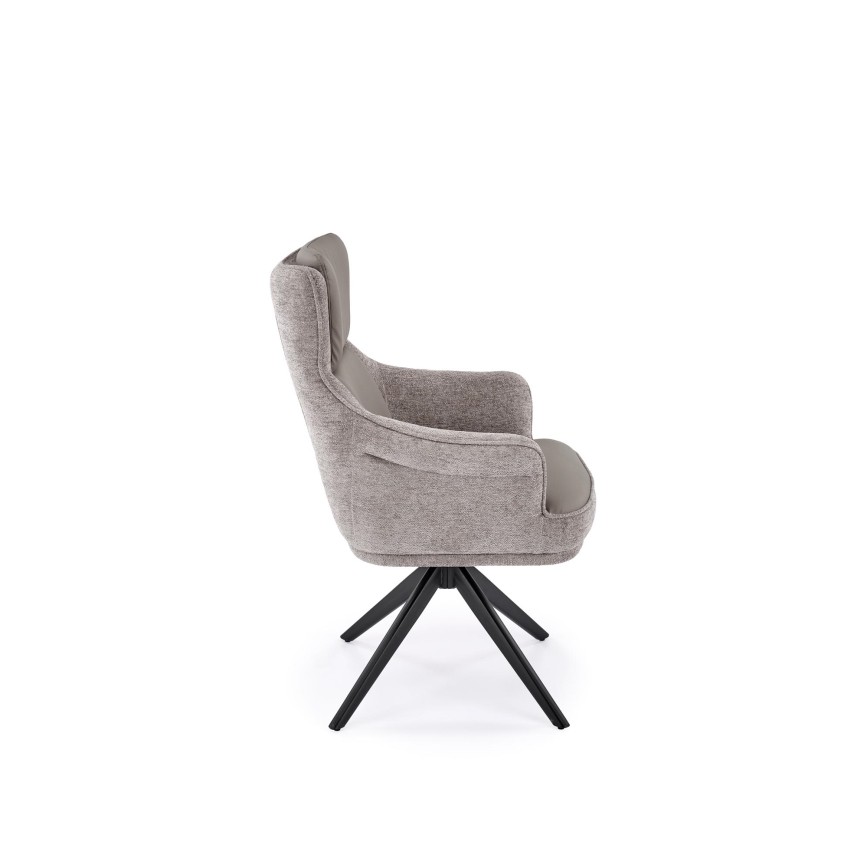 Трапезен стол FUOCO, 1 бр., сив