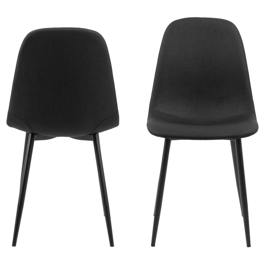 Трапезен стол KAIA 1 бр. черен