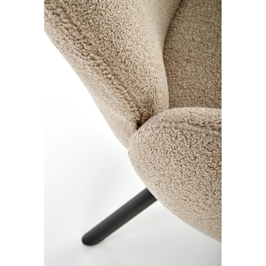 Трапезен стол KIVA, 1 бр., кафяв