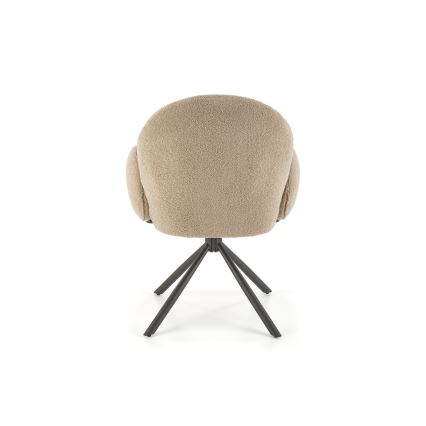 Трапезен стол KIVA, 1 бр., кафяв