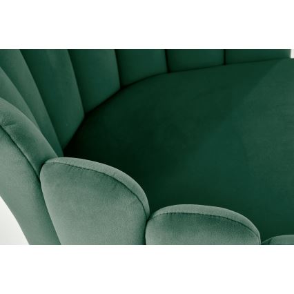 Трапезен стол LOCAS, 1 бр., зелен