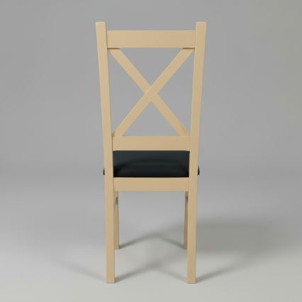 Трапезен стол NATE дъб сонома/черен