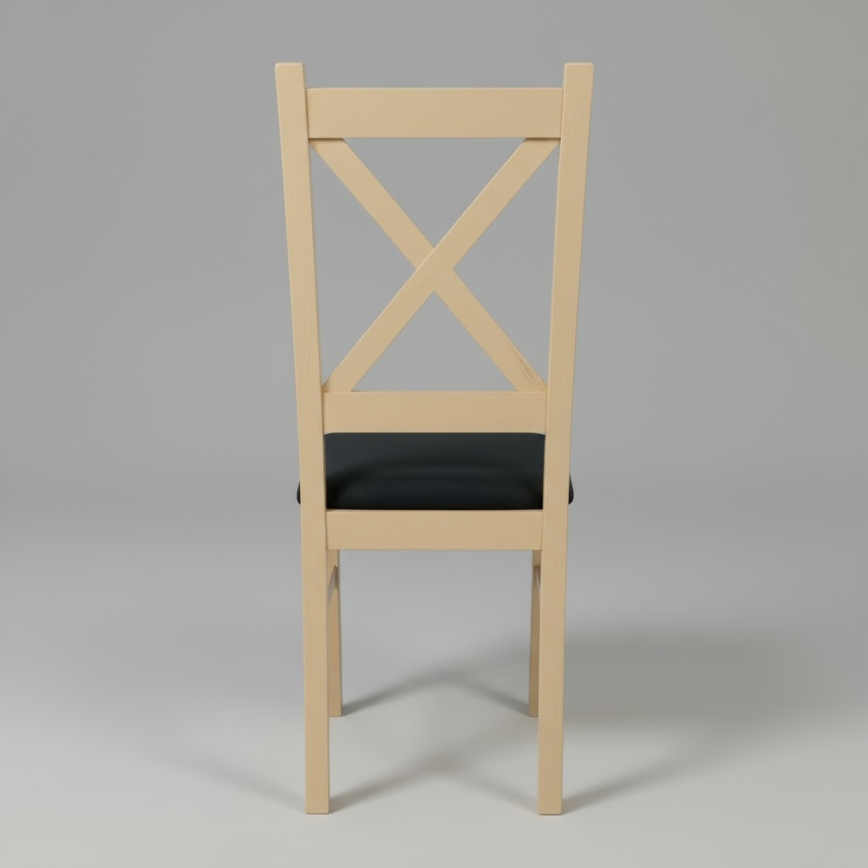 Трапезен стол NATE дъб сонома/черен