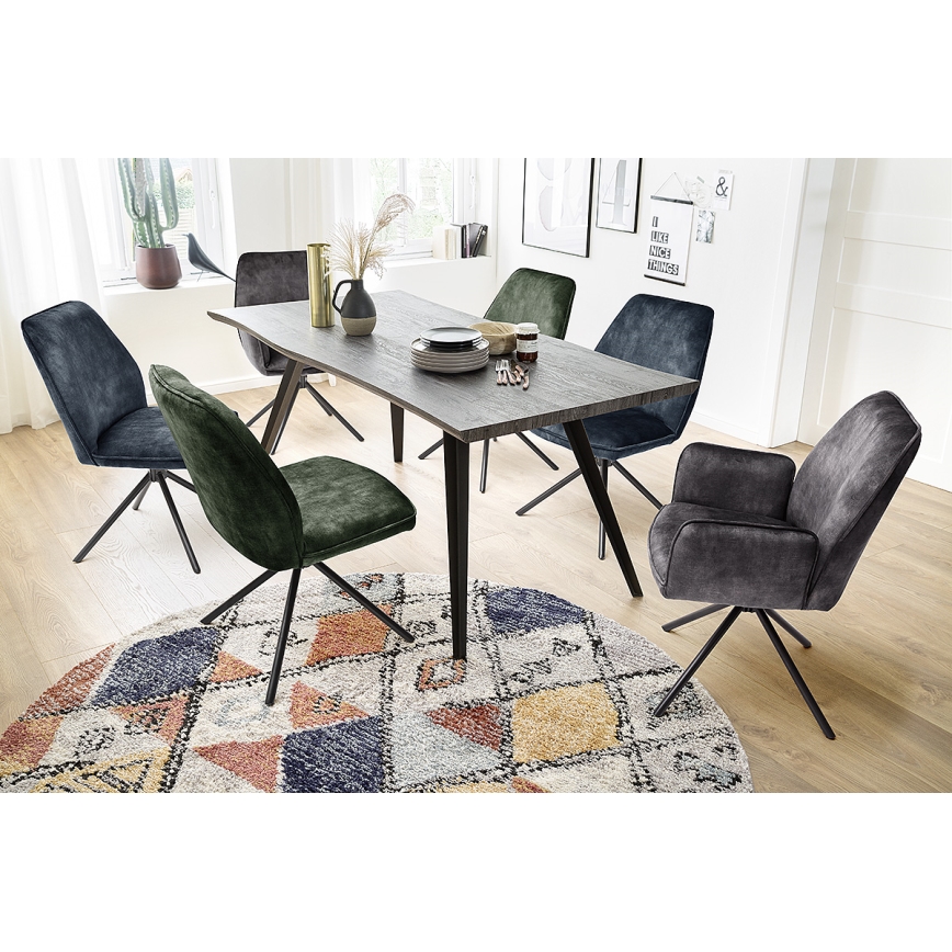 Трапезен стол NEXORO, 1 бр., антрацит