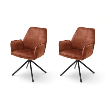 Трапезен стол NEXORO 1 бр. червен