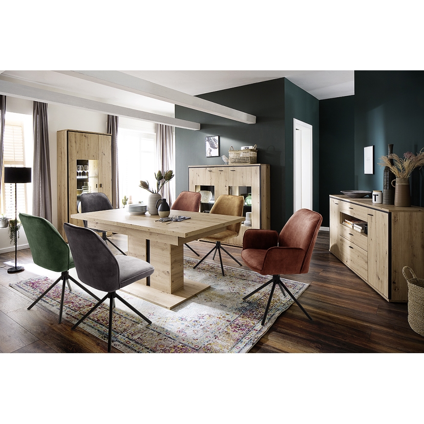 Трапезен стол NEXORO 1 бр. червен