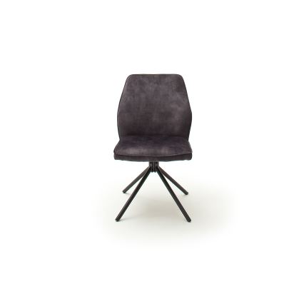 Трапезен стол NEXORO, 2 бр., антрацит