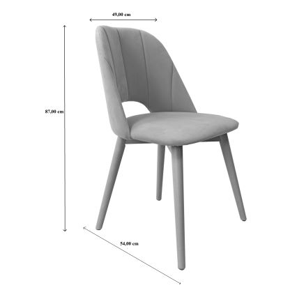 Трапезен стол THEO жълт