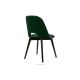 Трапезен стол BOVIO 86x48 см тъмнозелен/бук