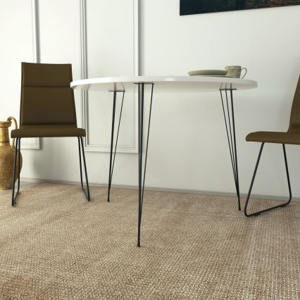 Трапезна маса SANDALF 75x90 cм бяла