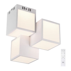 Trio 652810331 - LED RGBW Димируем полилей OSCAR 3xLED/8W/230V 3000-6000K Wi-Fi + дистанционно