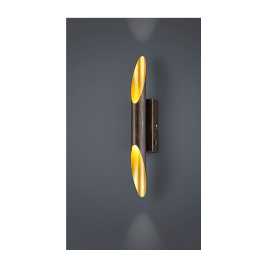 Trio - LED Аплик BOLERO 2xLED/3,1W/230V CRI 90 мед