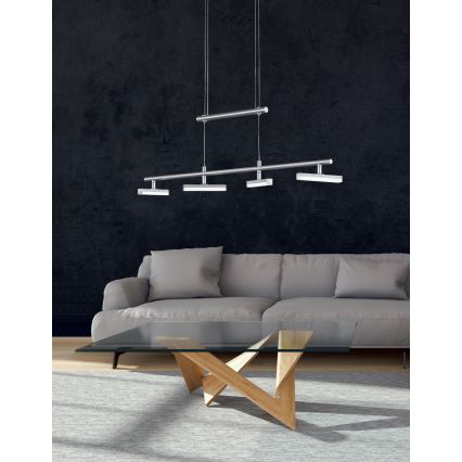 Trio - LED Димируем висящ полилей OPIUM 4xLED/4W/230V