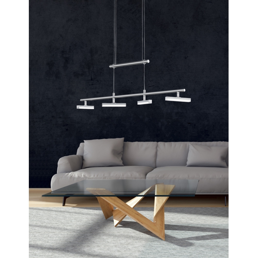 Trio - LED Димируем висящ полилей OPIUM 4xLED/4W/230V