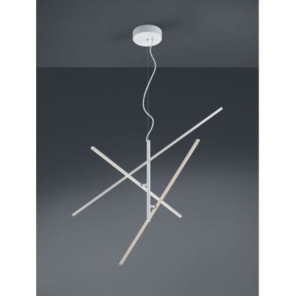 Trio - LED Димируем висящ полилей TIRIAC 3xLED/8,5W/230V бял