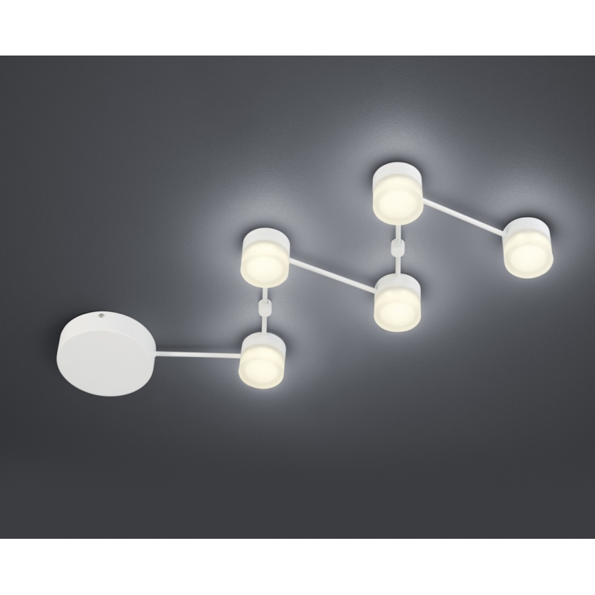 Trio - LED Димируема плафониера NASHVILLE 5xLED/3W/230V