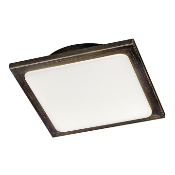 TRIO - LED димируемо таванно осветително тяло DENVER LED/20W/230V патина