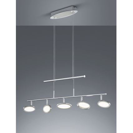 Trio - LED Пендел DUELLANT 5xLED/4,3W/230V