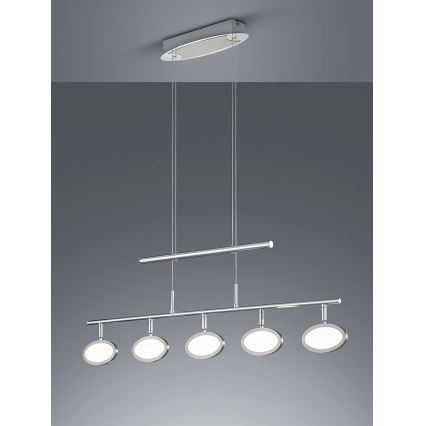 Trio - LED Пендел DUELLANT 5xLED/4,3W/230V