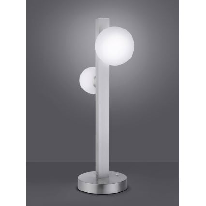 Trio - LED RGB Димируема настолна лампа DICAPO 2xLED/3W/230V 3000-5000K Wi-Fi + дистанционно