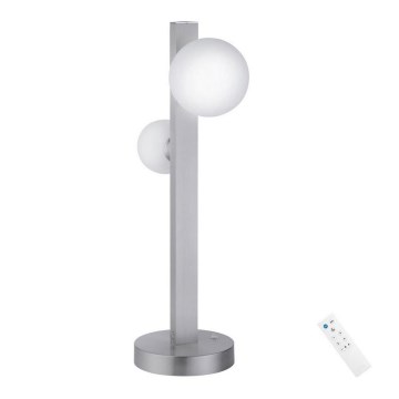 Trio - LED RGB Димируема настолна лампа DICAPO 2xLED/3W/230V 3000-5000K Wi-Fi + дистанционно