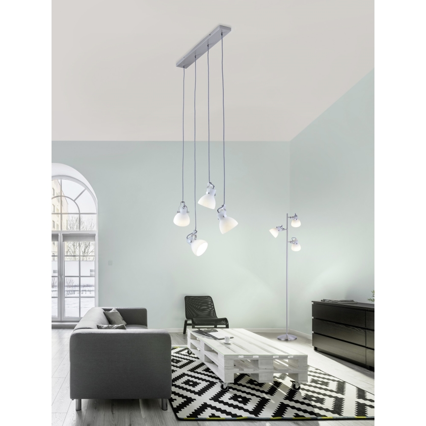 Trio - Висящ полилей GINELLI 4xE14/28W/230V