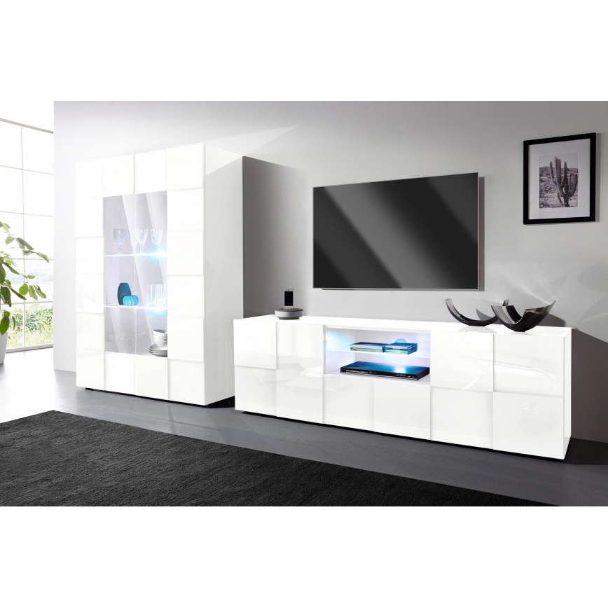 Тумба за телевизор SERIAN бяла