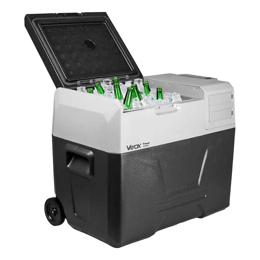 Туристически хладилник с LCD дисплей 40 l 230V/12V/24V черен