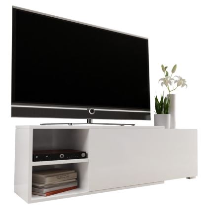 TV маса CLIF 40x180 см бял