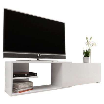 TV маса CLIF 40x180 см бял