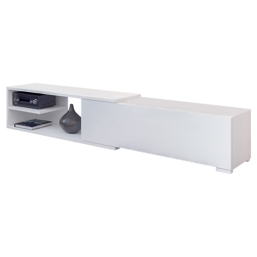 TV маса CLIF 40x180 см бял