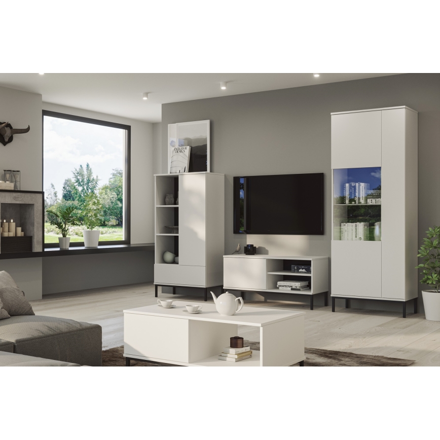 TV маса ERISTI 50x100,8 см бял