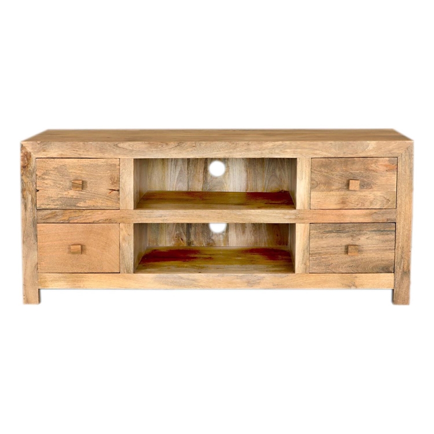 TV маса HINA 60x140 см масивнo дървo/манго