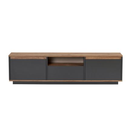 ТВ шкаф KREDE 160 x 30 см антрацит/бор