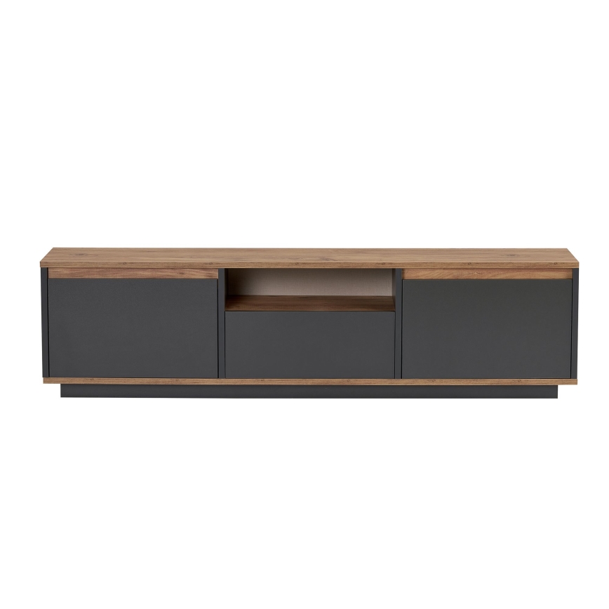 ТВ шкаф KREDE 160 x 30 см антрацит/бор