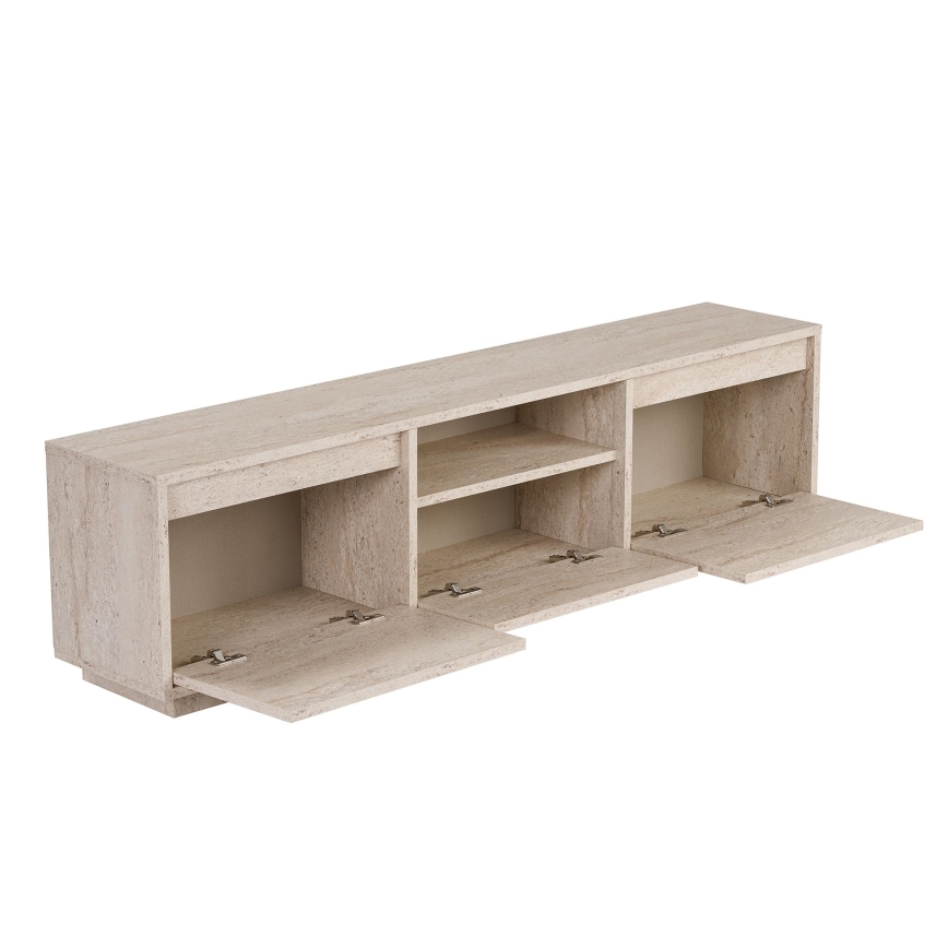 ТВ шкаф KREDE 160x30 см бежов
