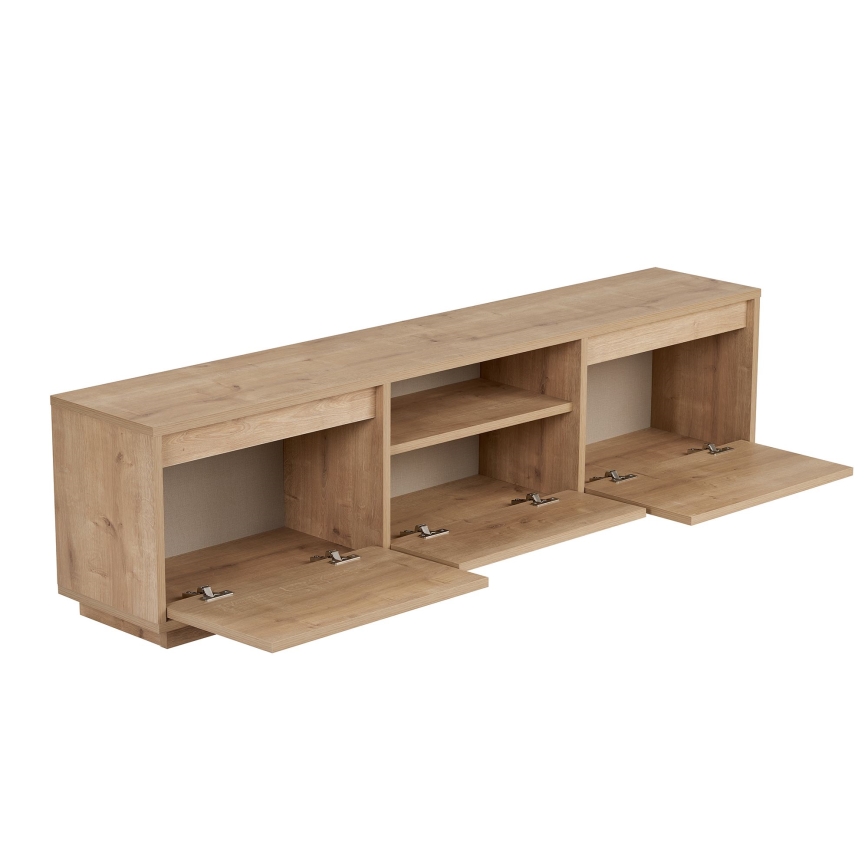 ТВ шкаф KREDE 160x30 см дъб