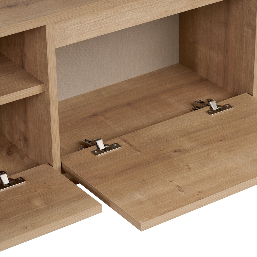ТВ шкаф KREDE 160x30 см дъб