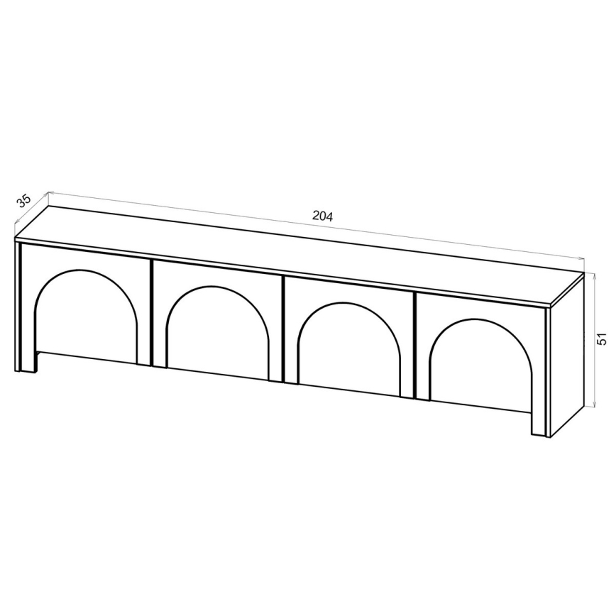 ТВ шкаф NIO кашемир/бежов