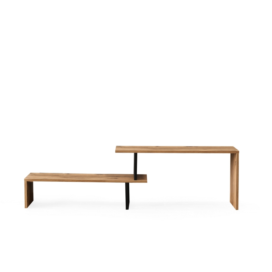 TV шкаф OVIT 44x153 cм кафява/черна