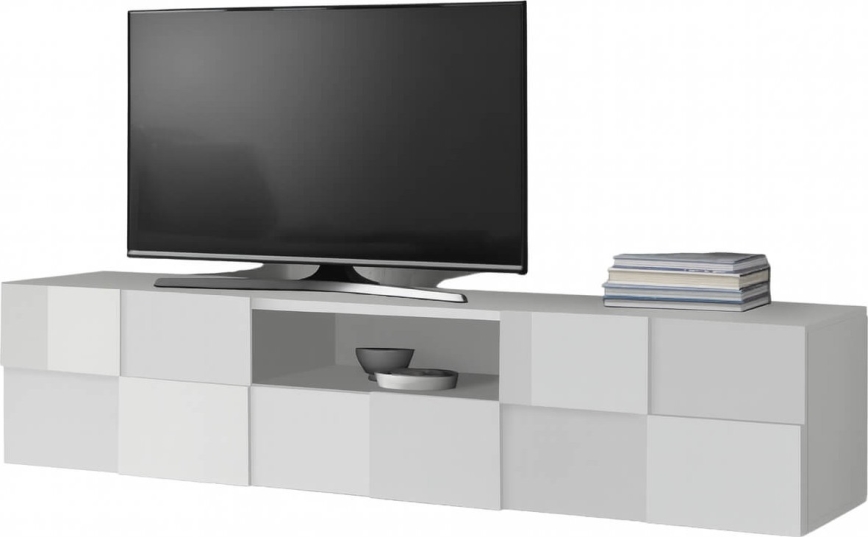 ТВ шкаф SERIAN бял
