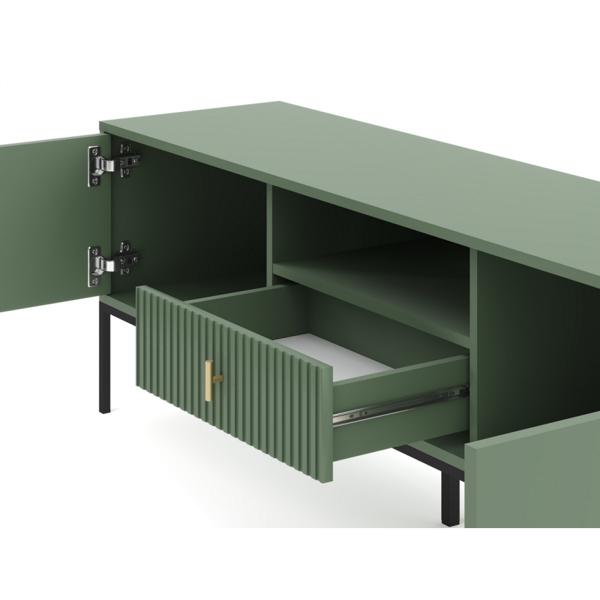 ТВ шкаф SUE зелен/черен