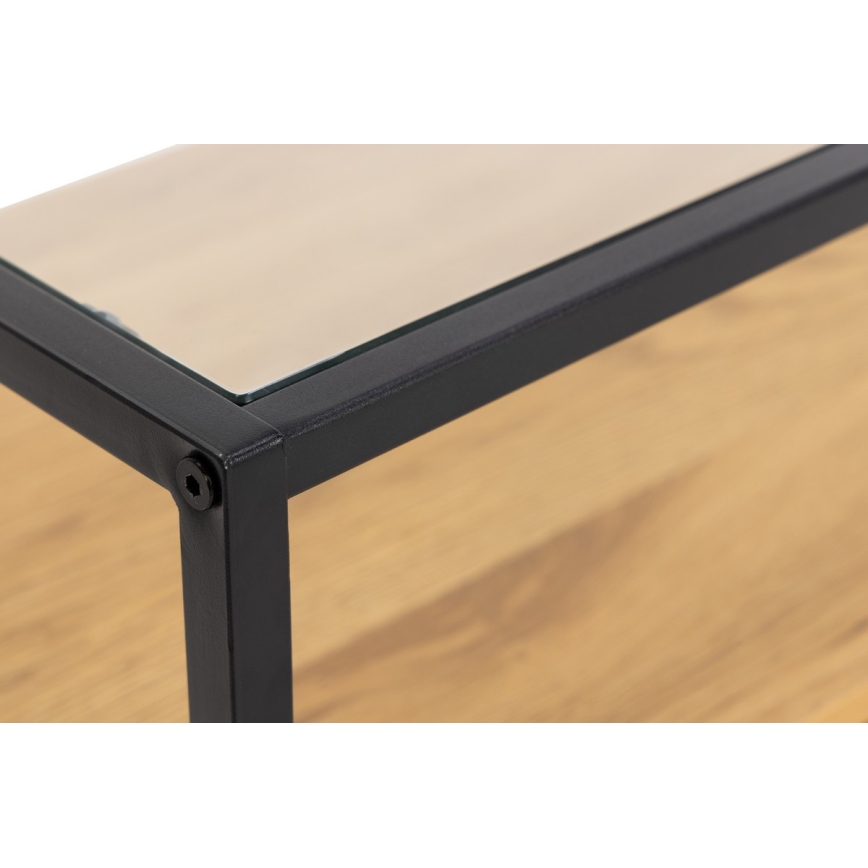 ТВ шкаф ZEIN дъб/черно